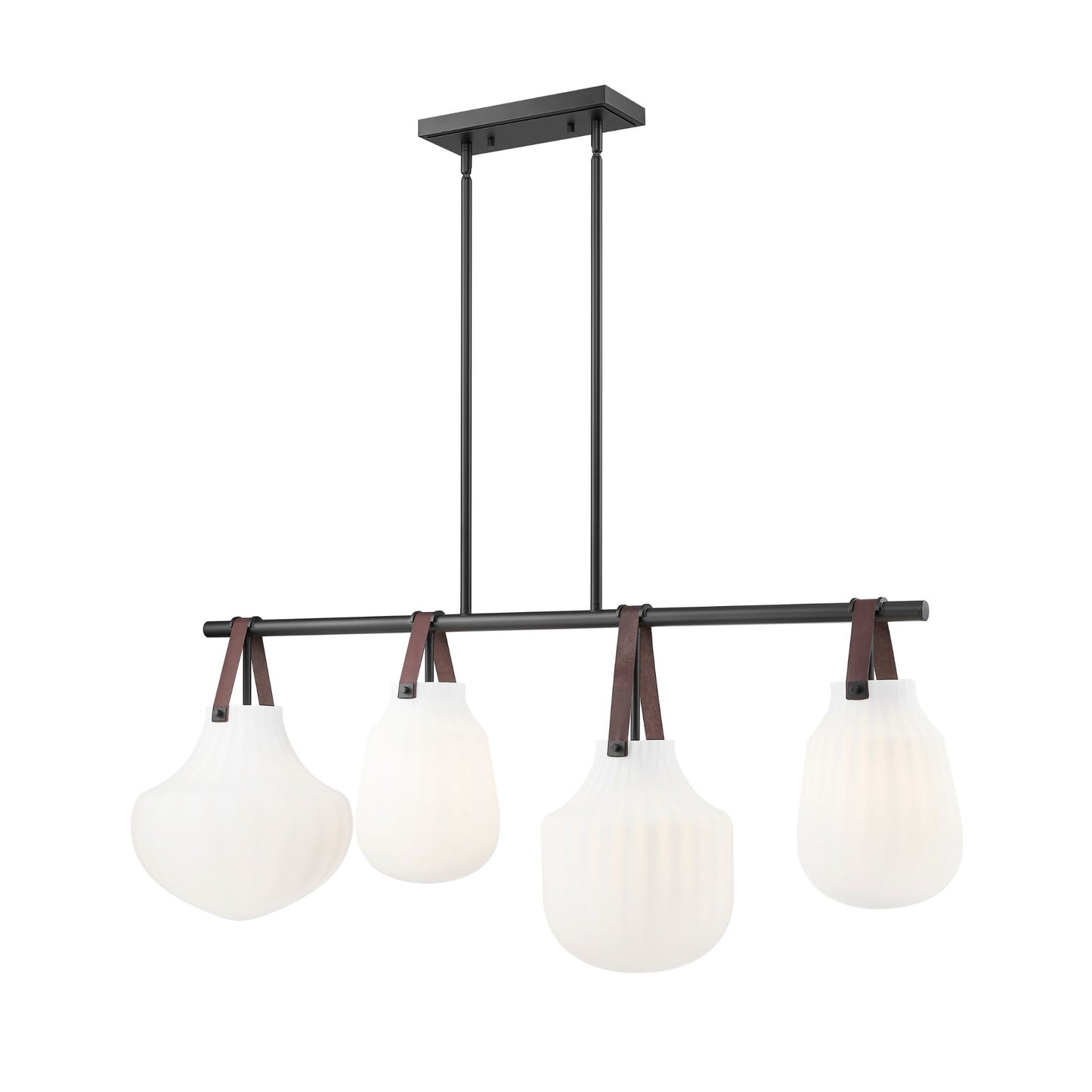 Newbury 4 Light Pendant Matte Black