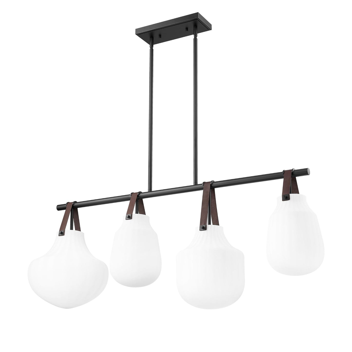 Newbury 4 Light Pendant Matte Black