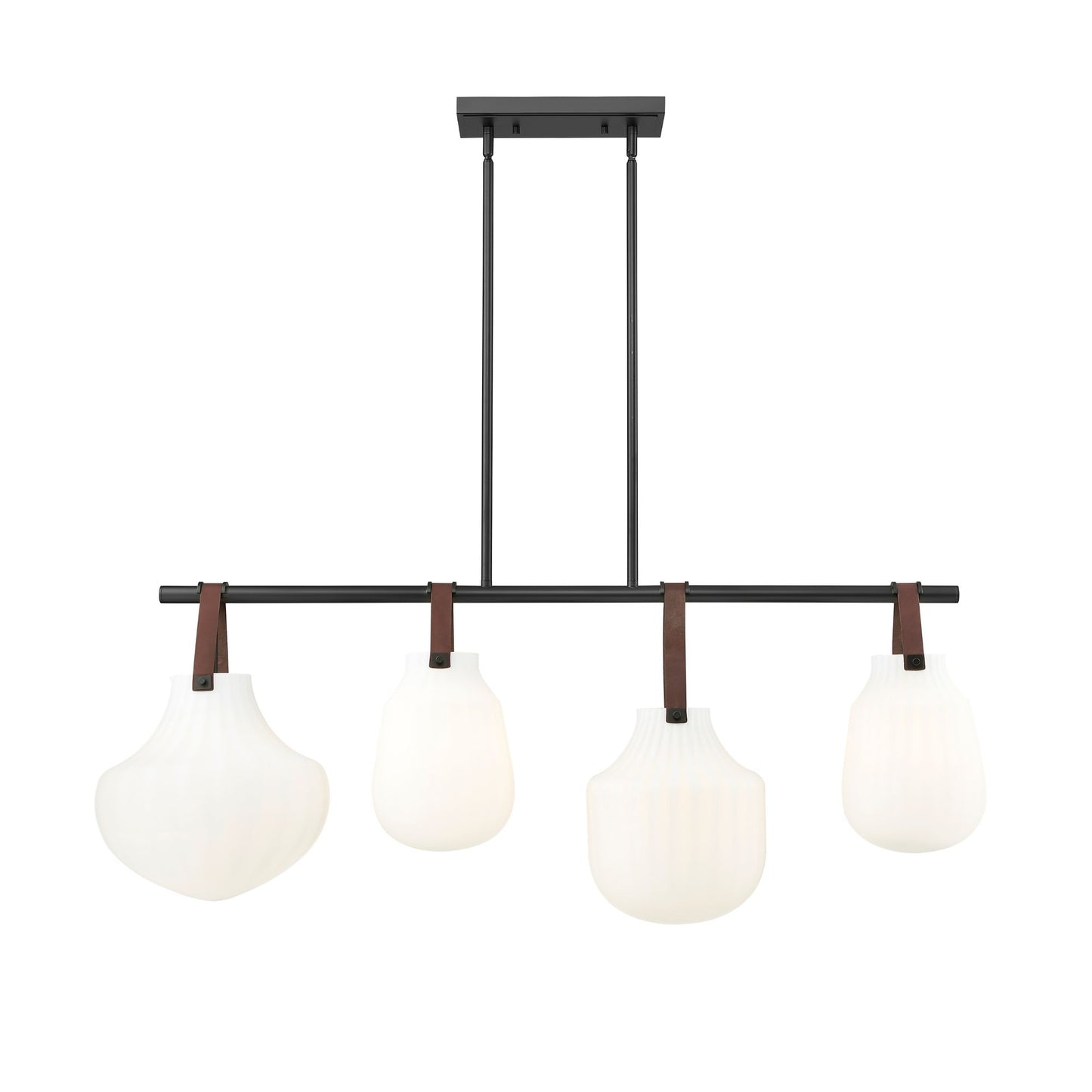 Newbury 4 Light Pendant Matte Black