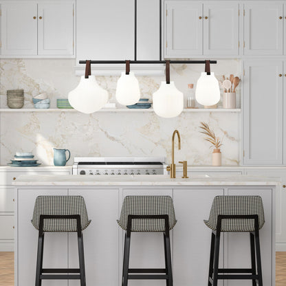 Newbury 4 Light Pendant Matte Black