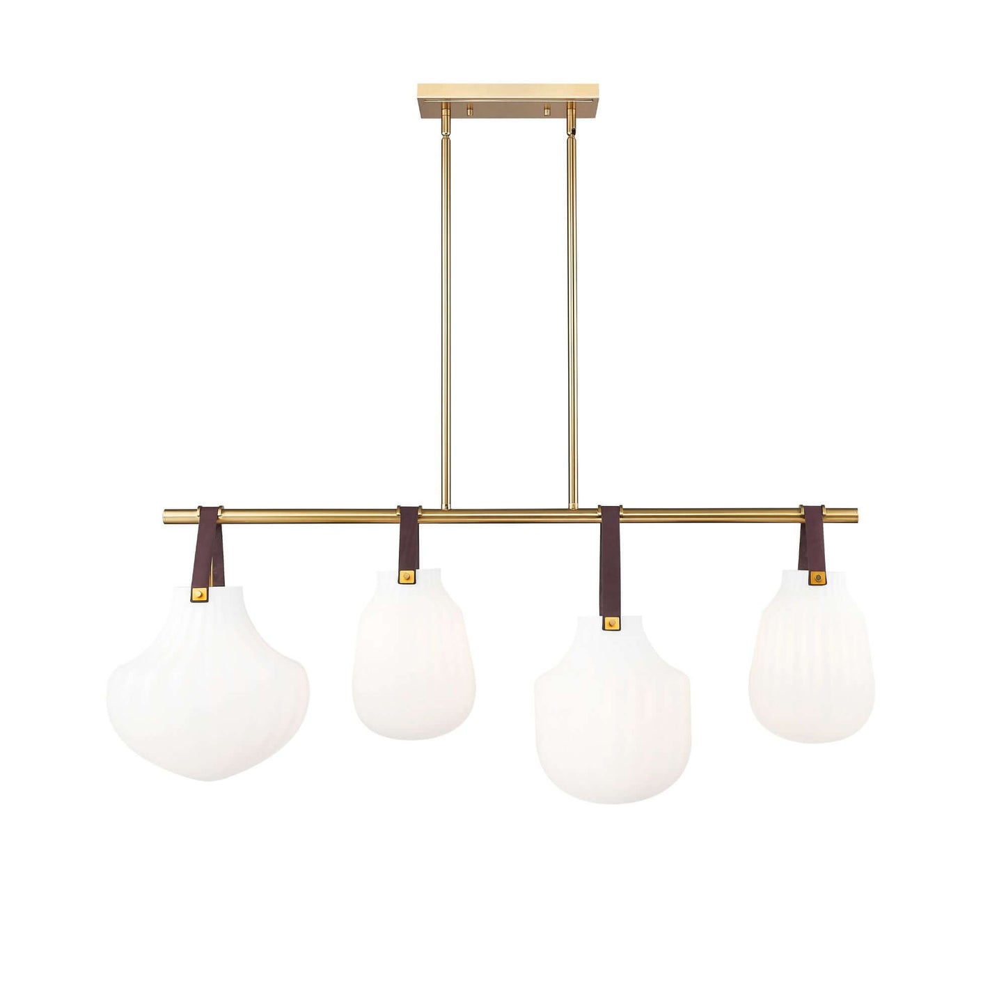 Newbury 4 Light Pendant Modern Gold