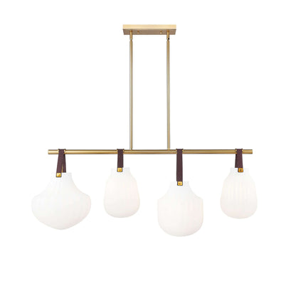Newbury 4 Light Pendant Modern Gold