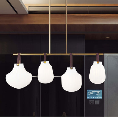 Newbury 4 Light Pendant Modern Gold