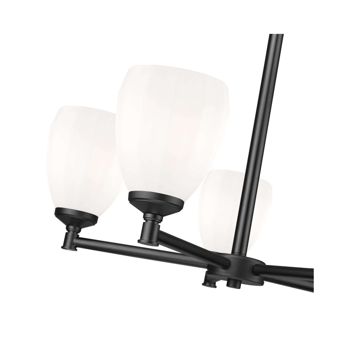 Oren 5 Light Chandelier Matte Black