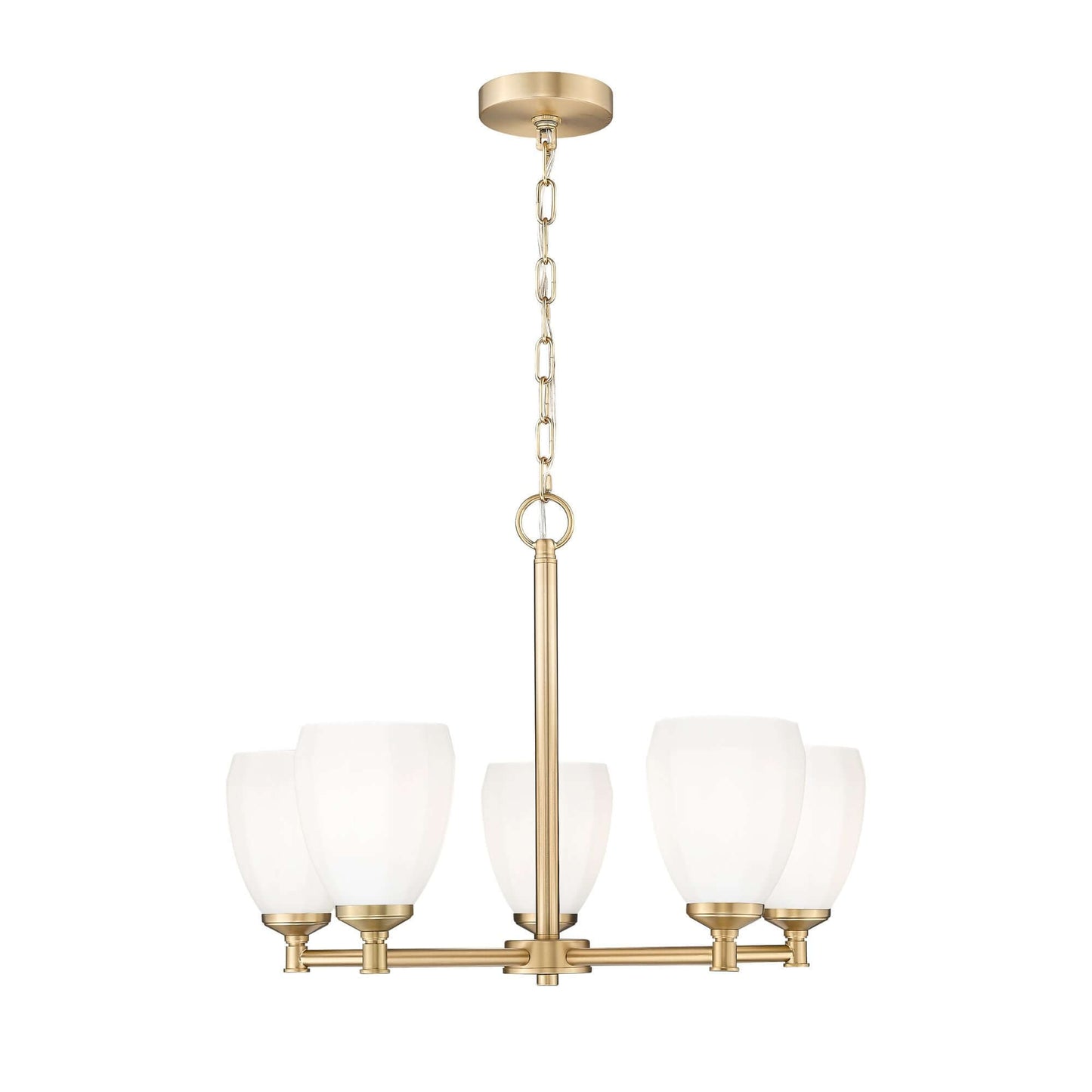 Oren 5 Light Chandelier Modern Gold