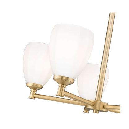 Oren 5 Light Chandelier Modern Gold