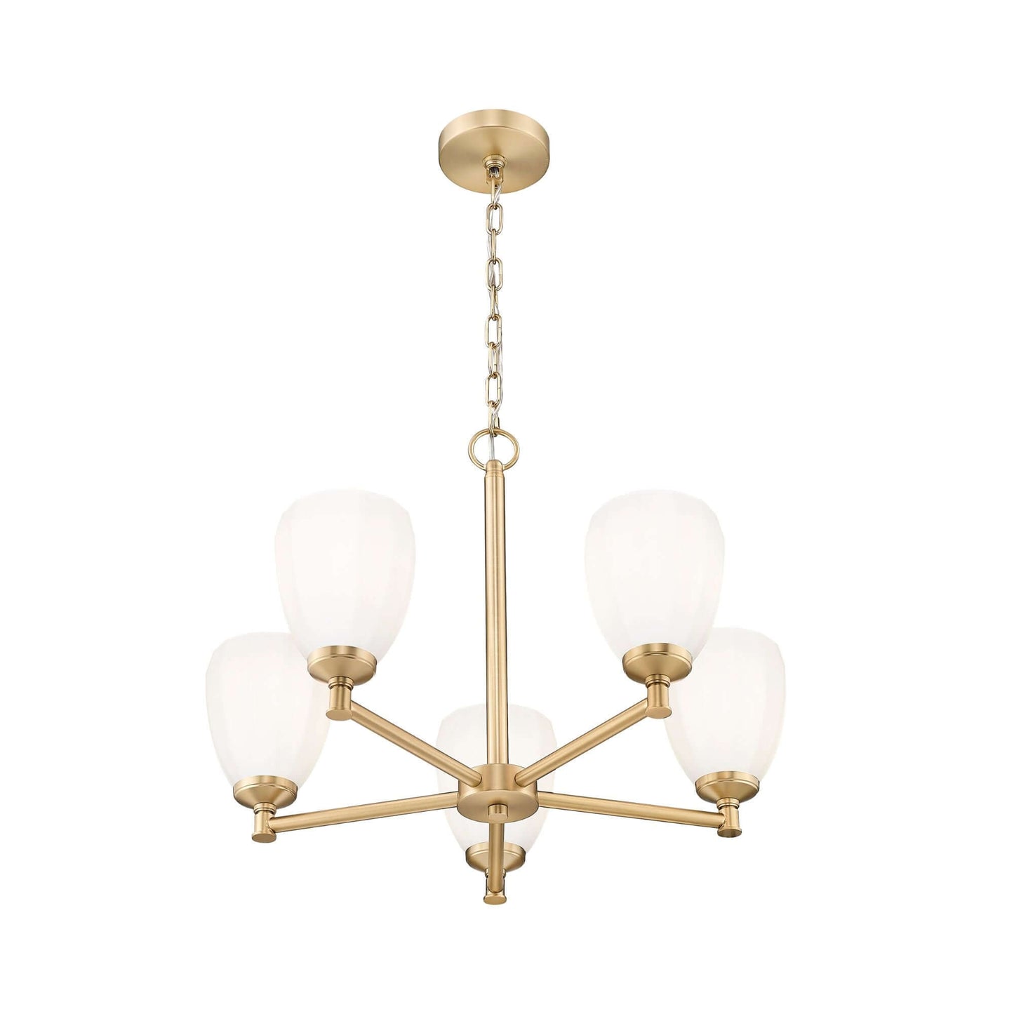 Oren 5 Light Chandelier Modern Gold