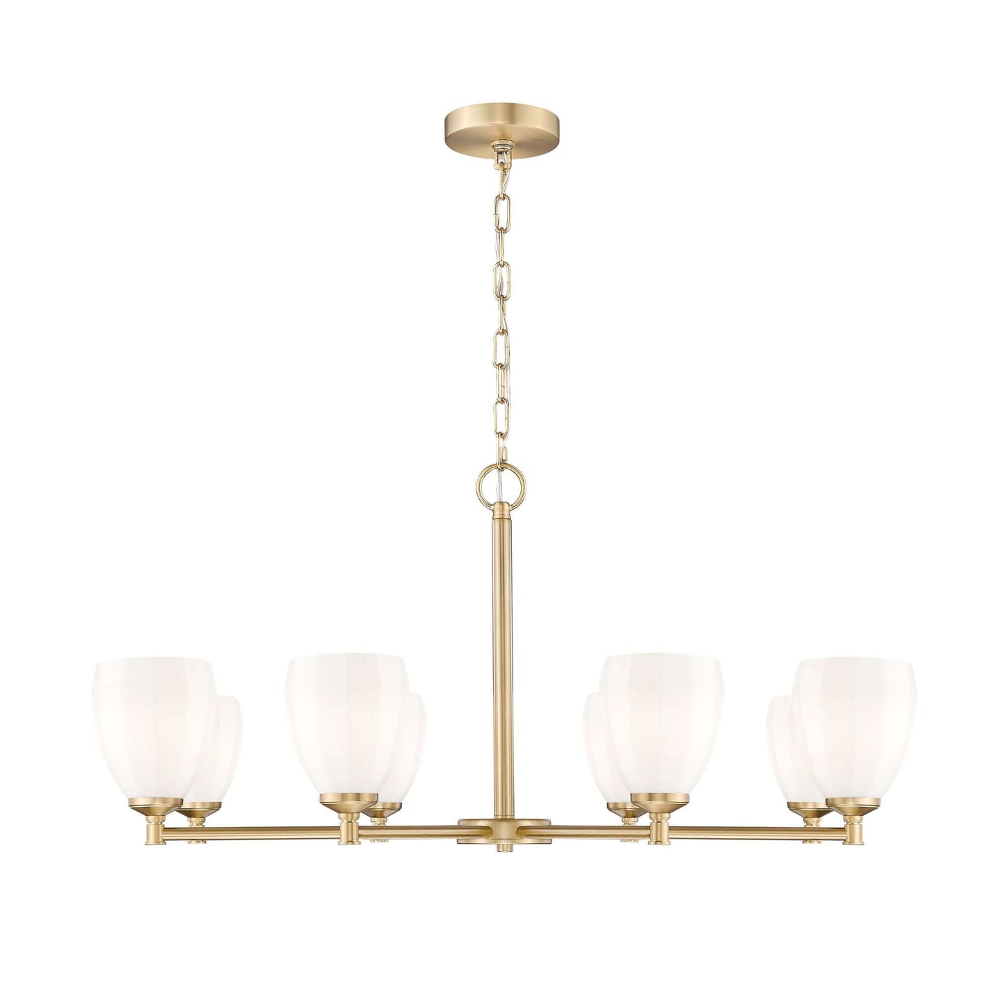 Oren 8 Light Chandelier Modern Gold