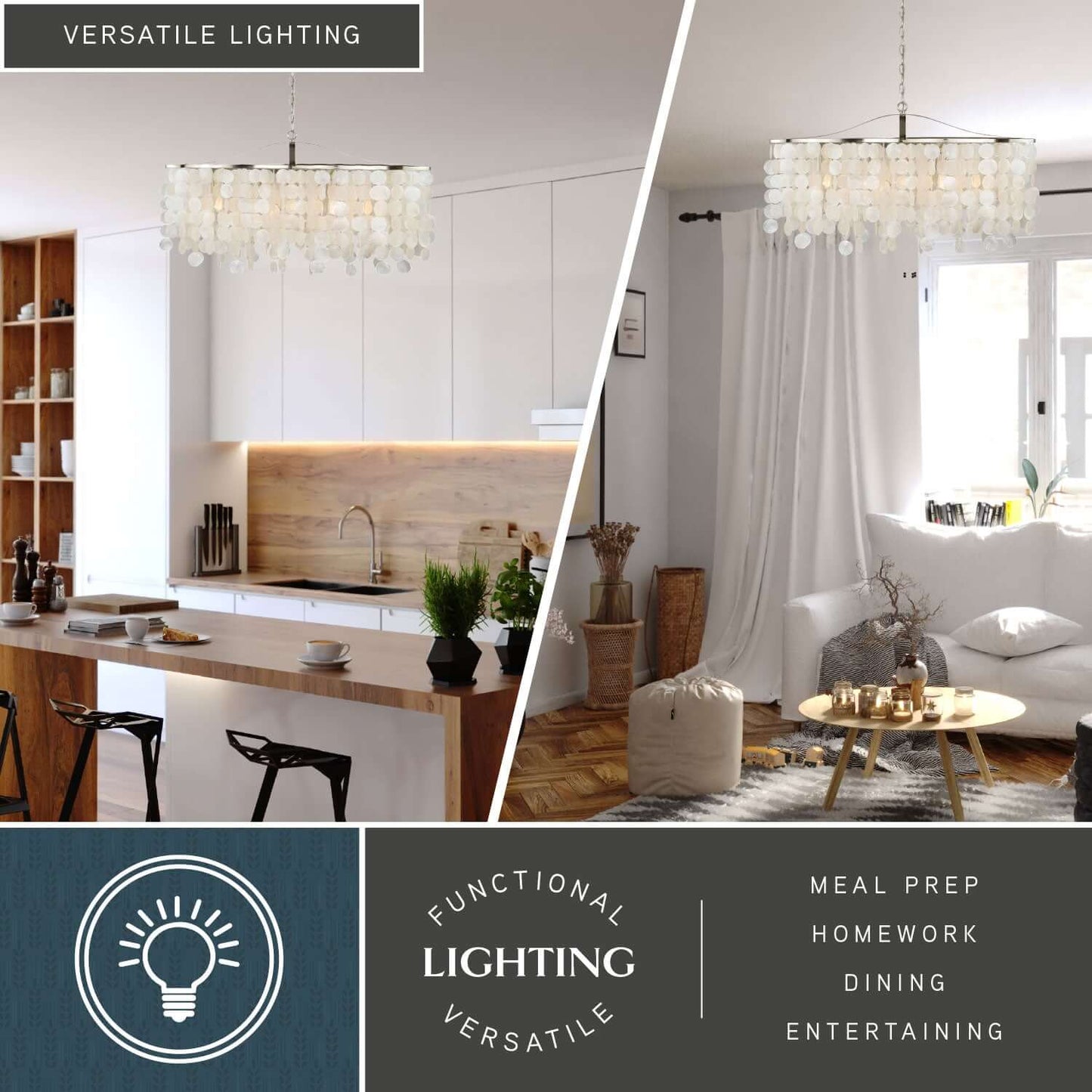 Elsa 5L Linear Chandelier