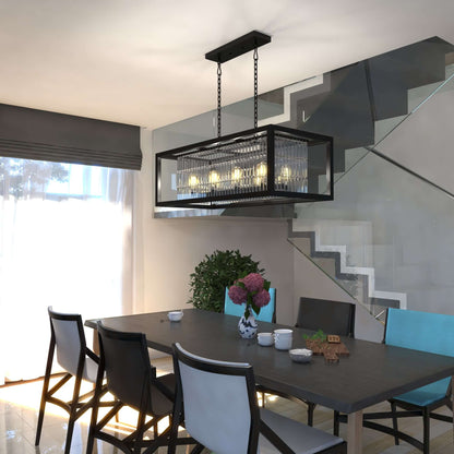 Catana 8L Linear Chandelier