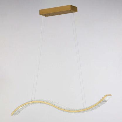 Edgewater 38” LED Linear Chandelier