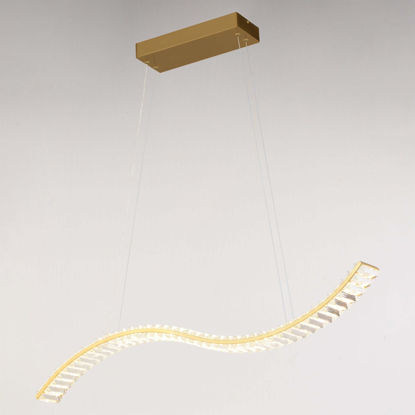 Edgewater 38” LED Linear Chandelier