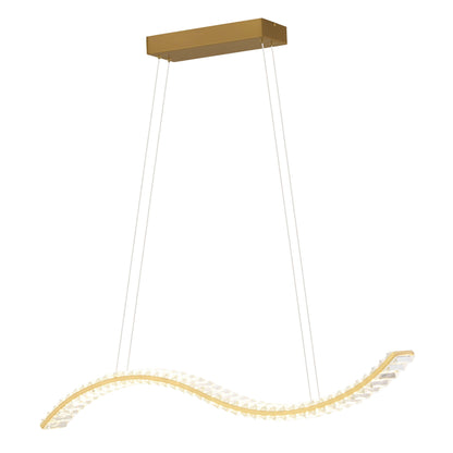 Edgewater 38” LED Linear Chandelier