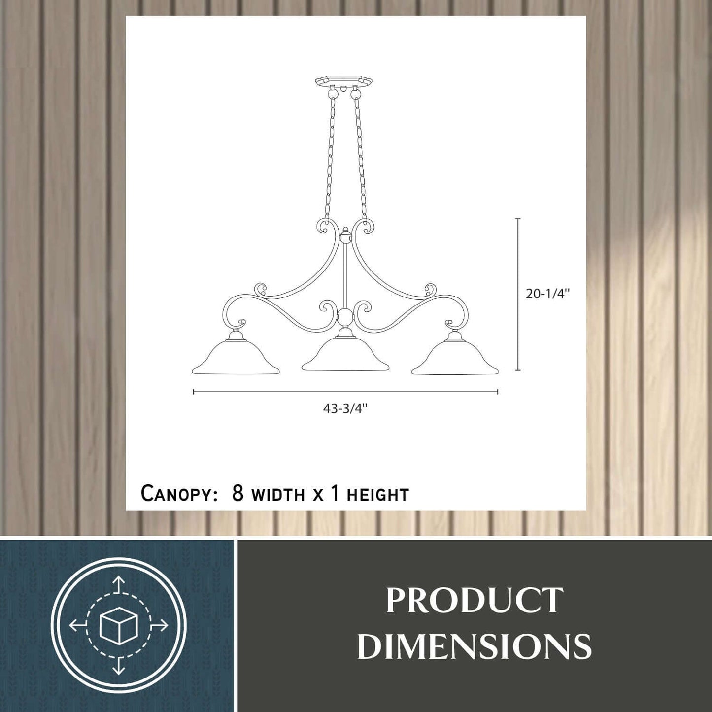 Monrovia 3L Linear Chandelier