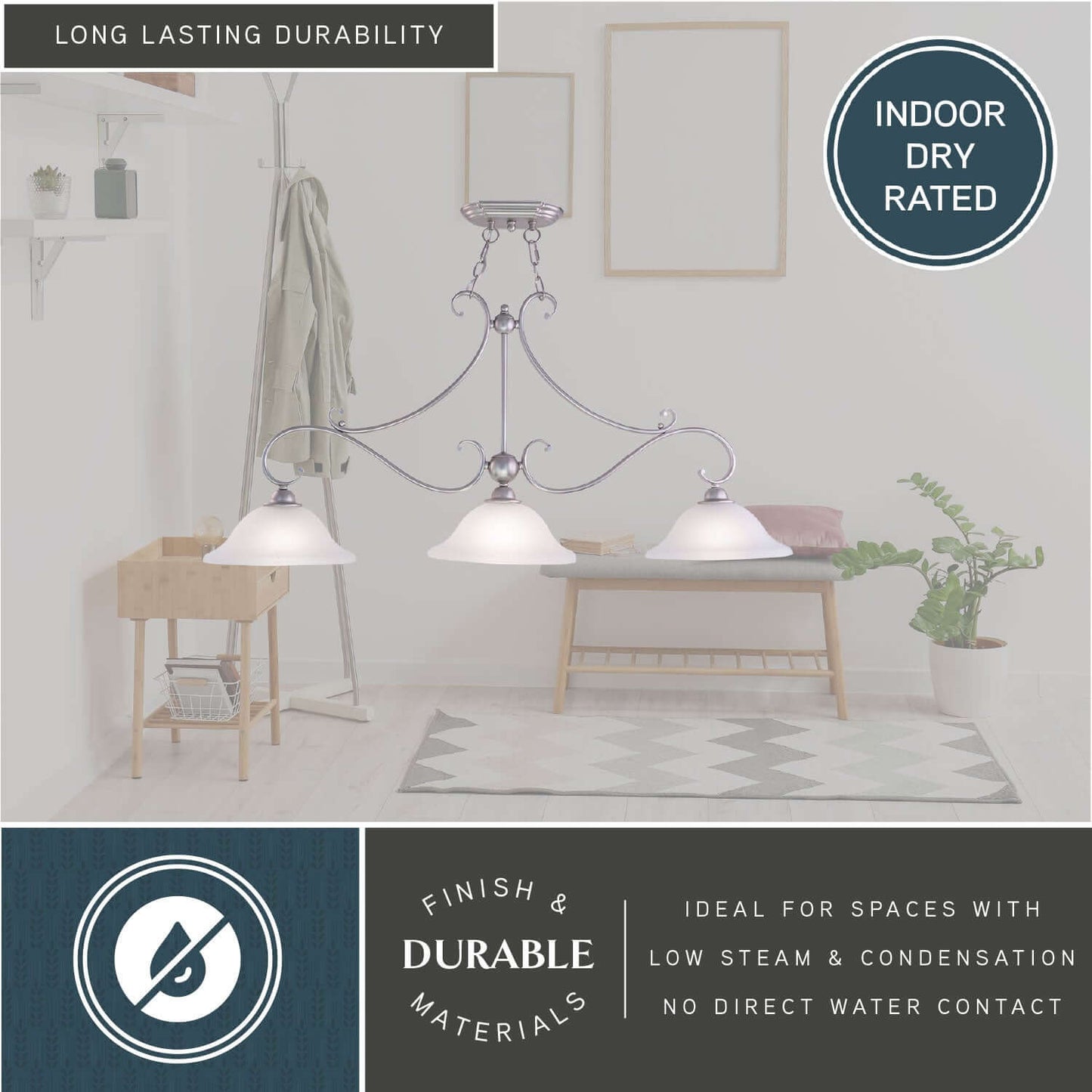 Monrovia 3L Linear Chandelier
