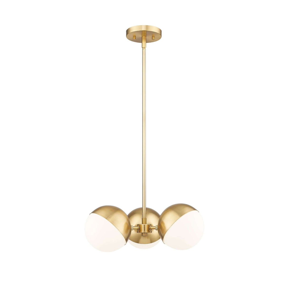 Realm Sphere 3 Light Chandelier Modern Gold