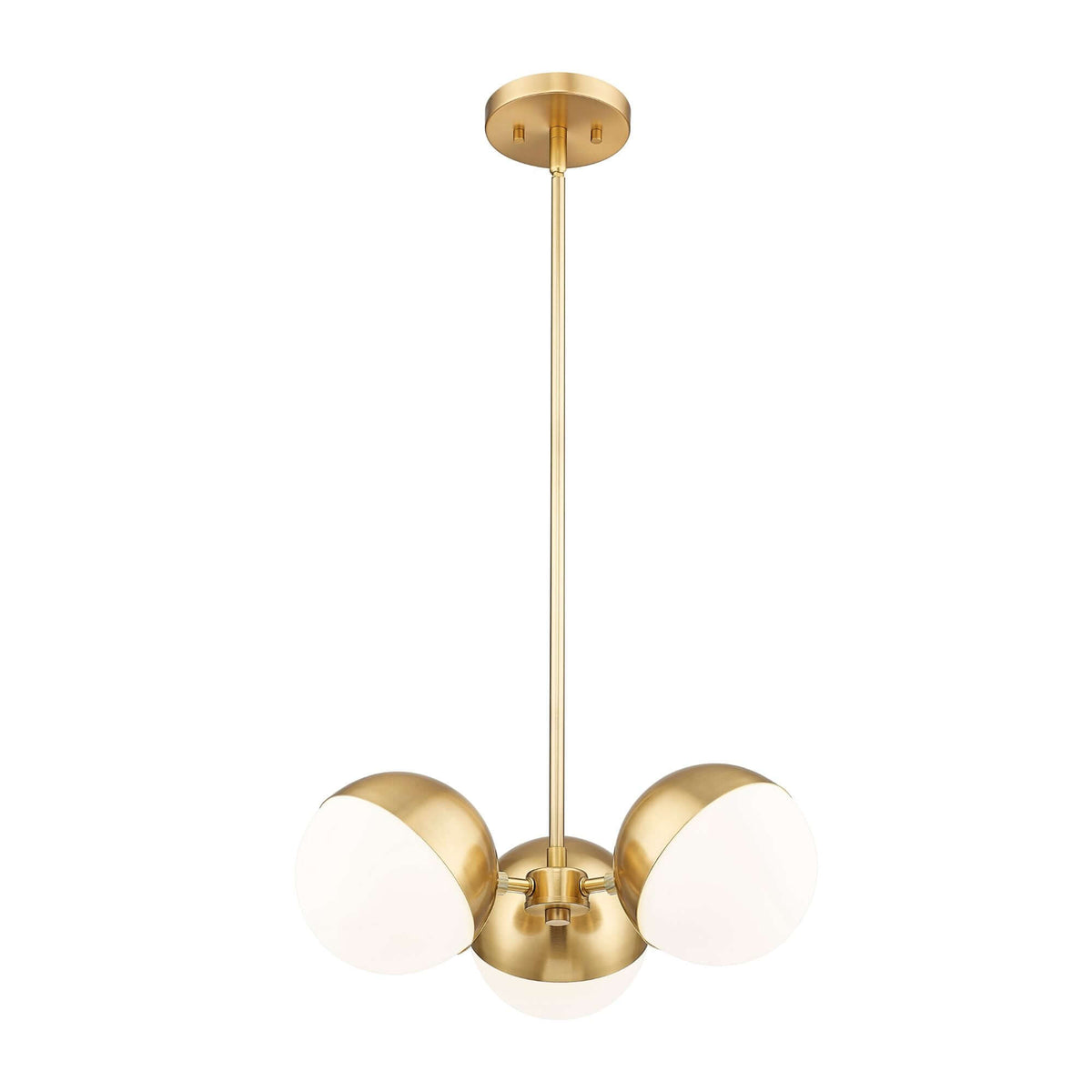 Realm Sphere 3 Light Chandelier Modern Gold