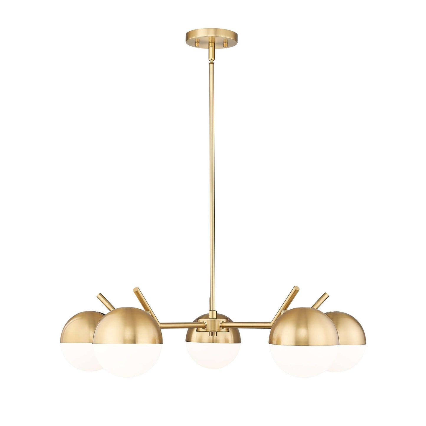 Realm Sphere 5 Light Chandelier Modern Gold