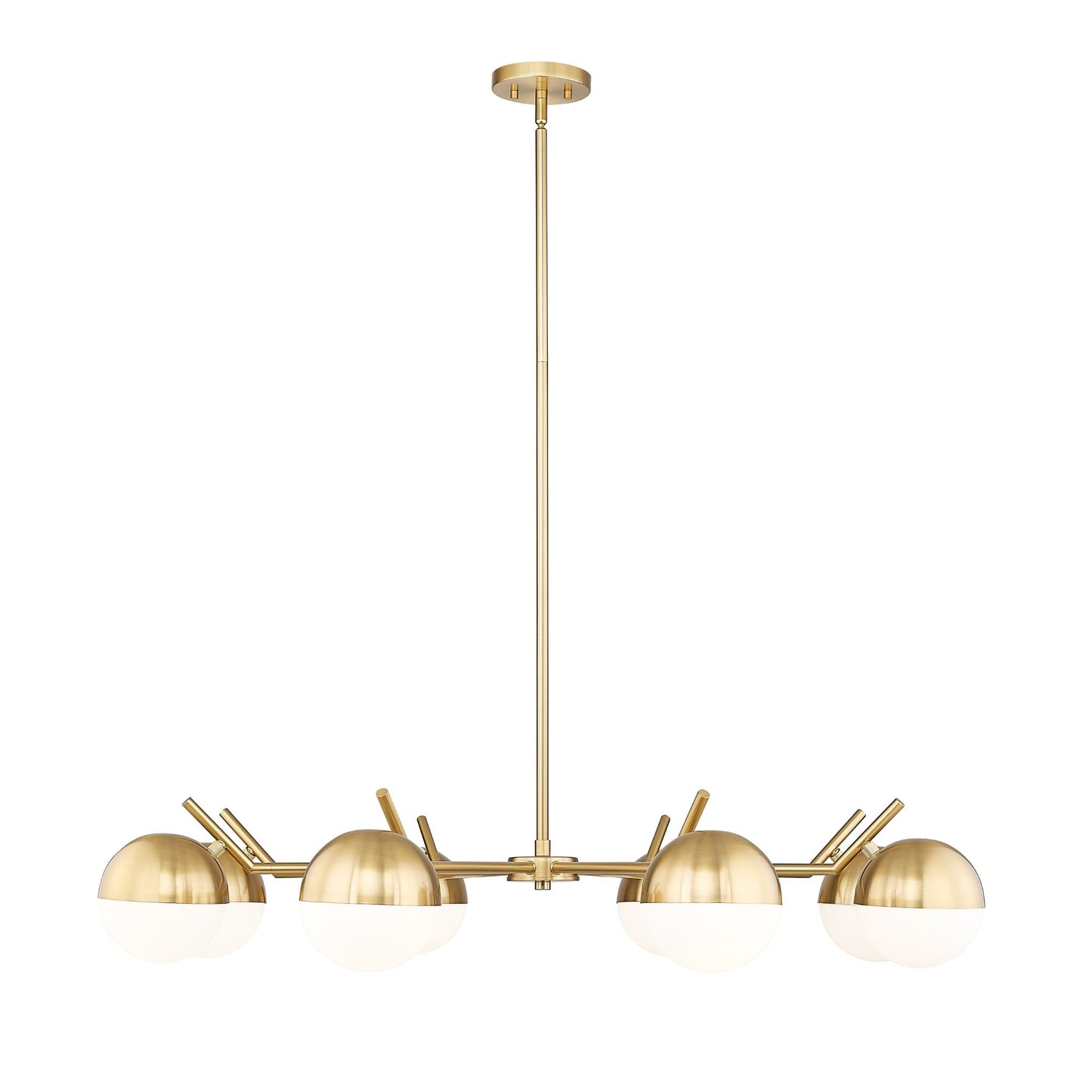 Realm Sphere 8 Light Chandelier Modern Gold