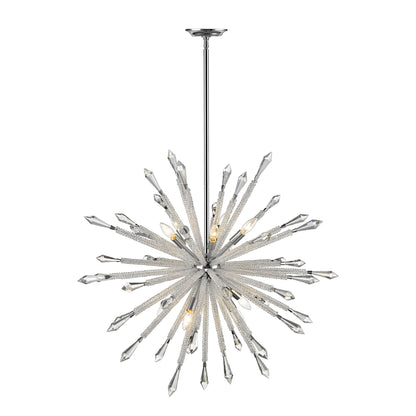 Soleia 10 Light Chandelier Chrome