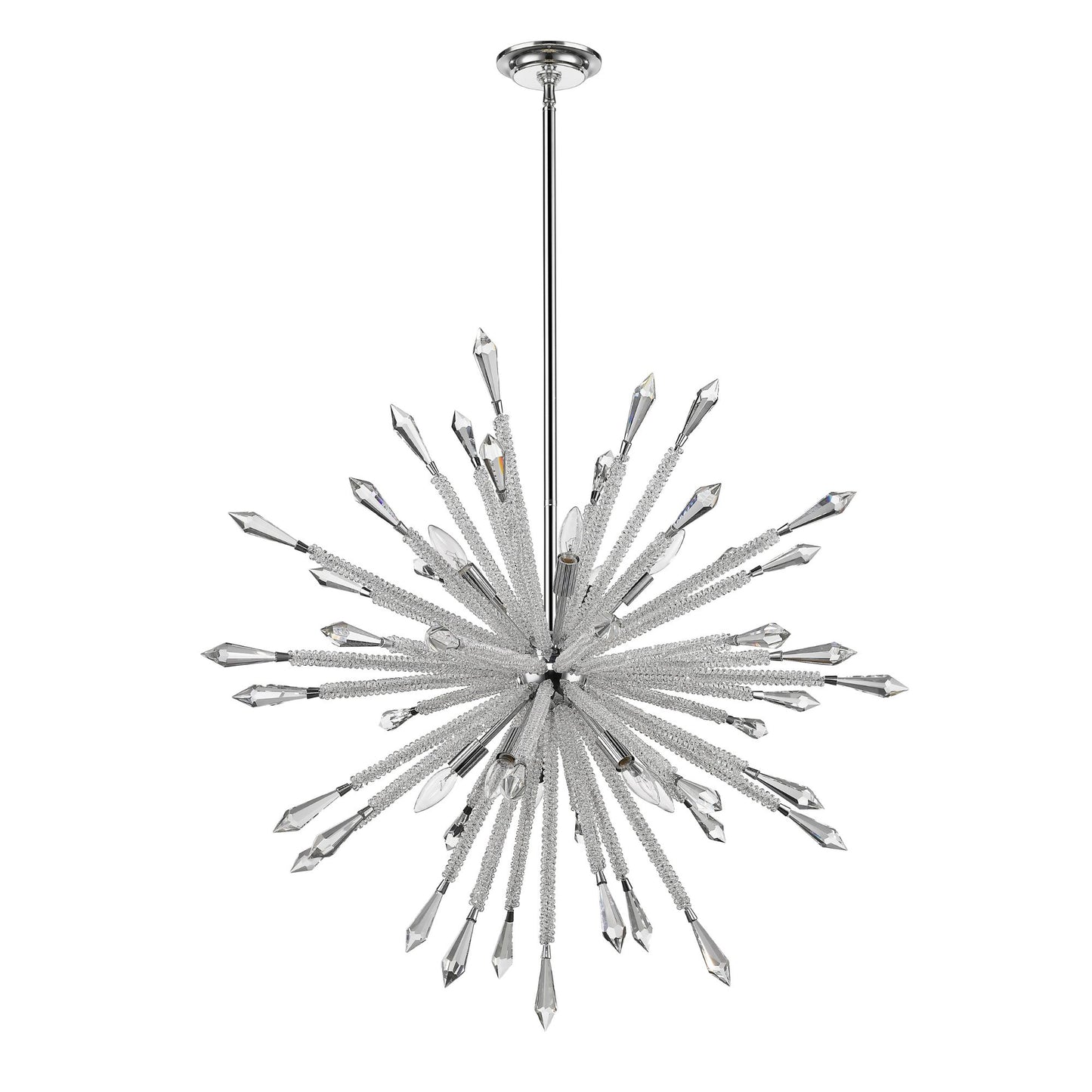 Soleia 10 Light Chandelier Chrome