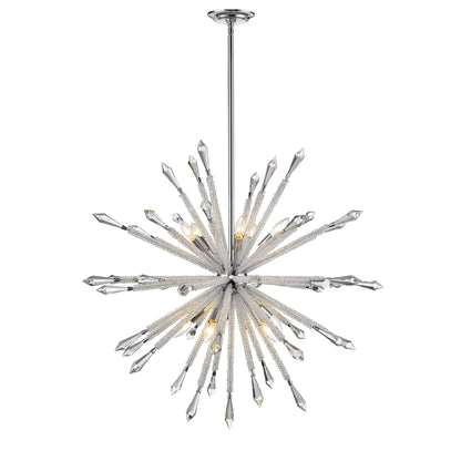 Soleia 10 Light Chandelier Chrome