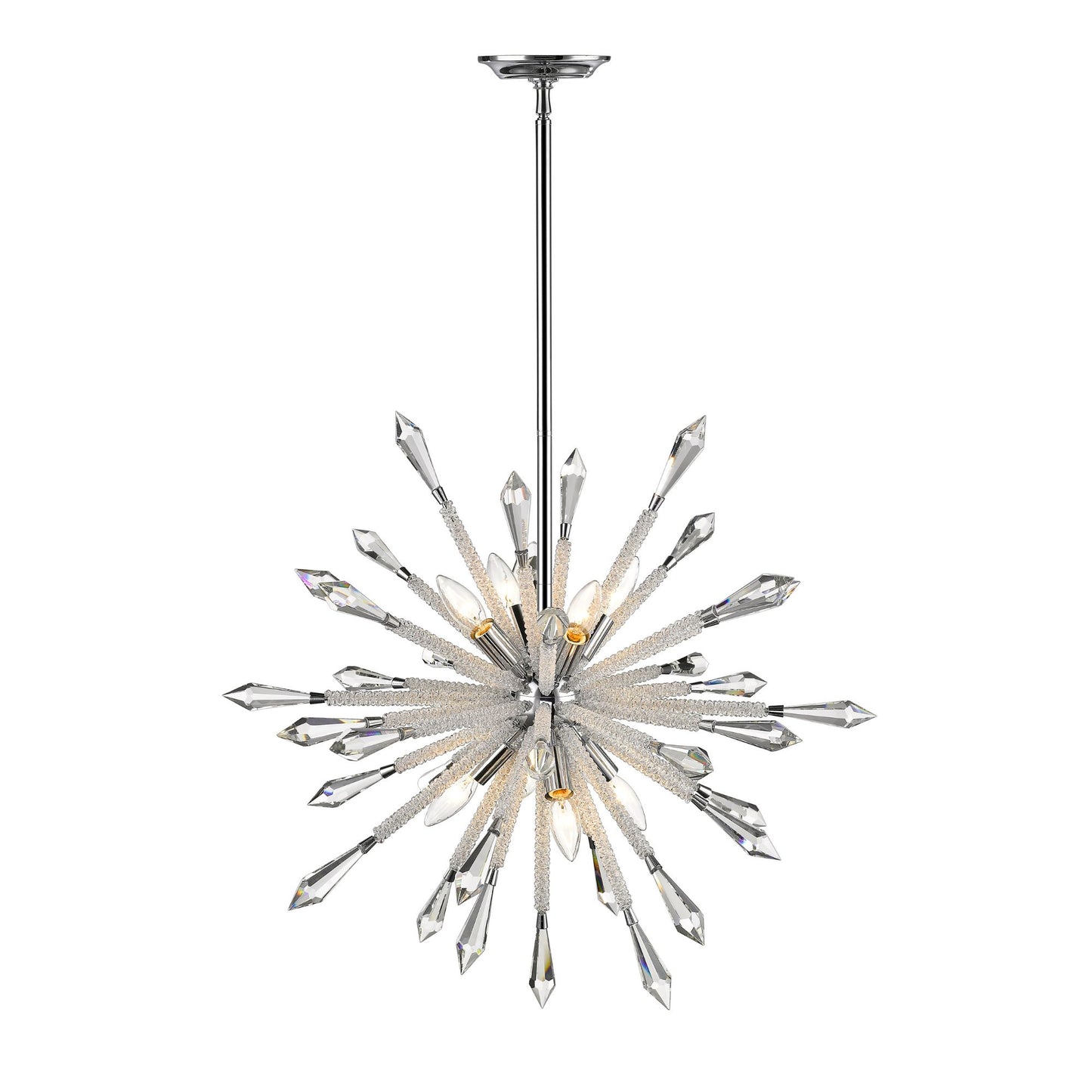 Soleia 8 Light Chandelier Chrome