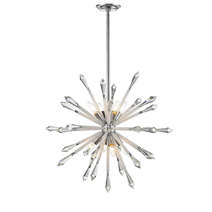 Soleia 8 Light Chandelier Chrome