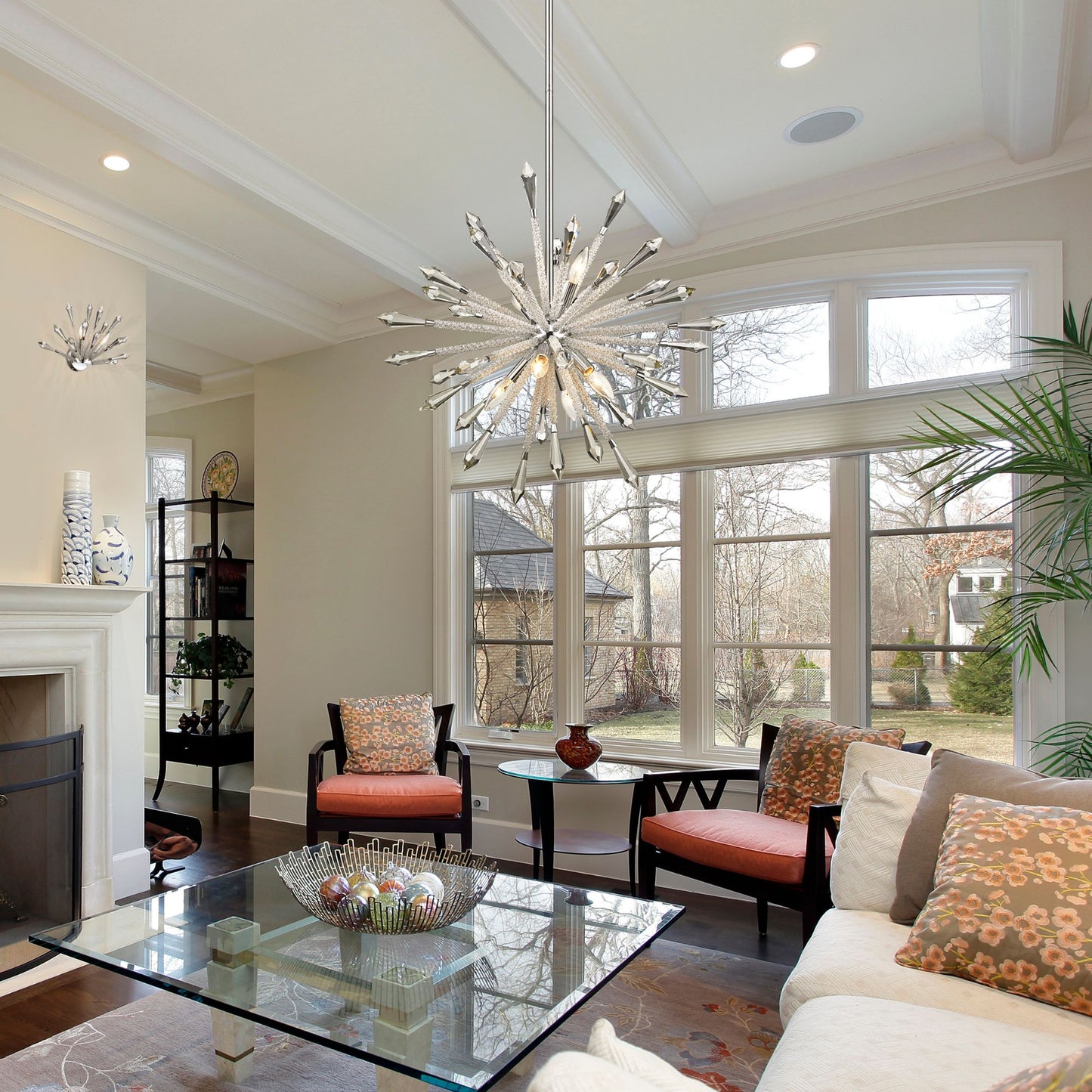 Soleia 8 Light Chandelier Chrome