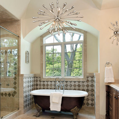 Soleia 8 Light Chandelier Chrome