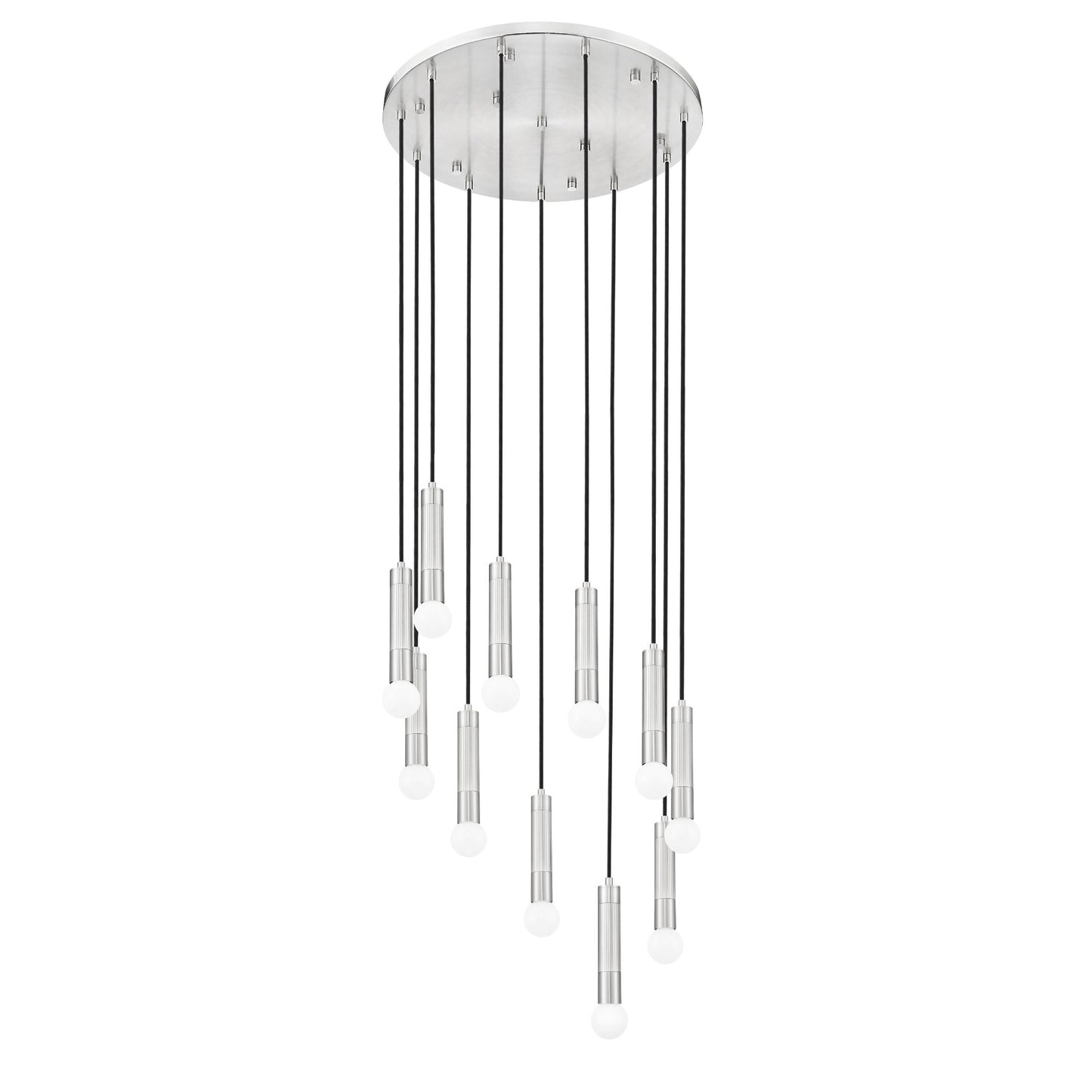 Stari 11 Light Chandelier Brushed Nickel
