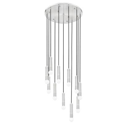 Stari 11 Light Chandelier Brushed Nickel