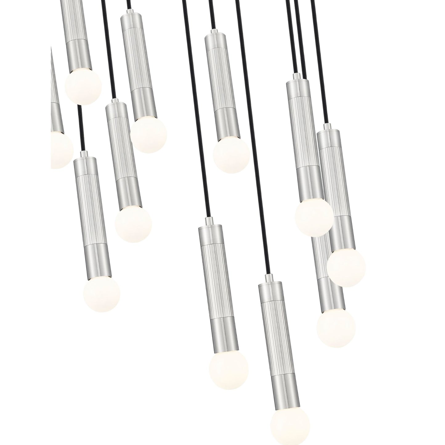 Stari 11 Light Chandelier Brushed Nickel
