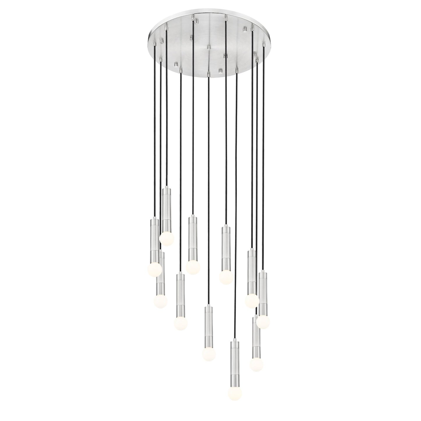 Stari 11 Light Chandelier Brushed Nickel