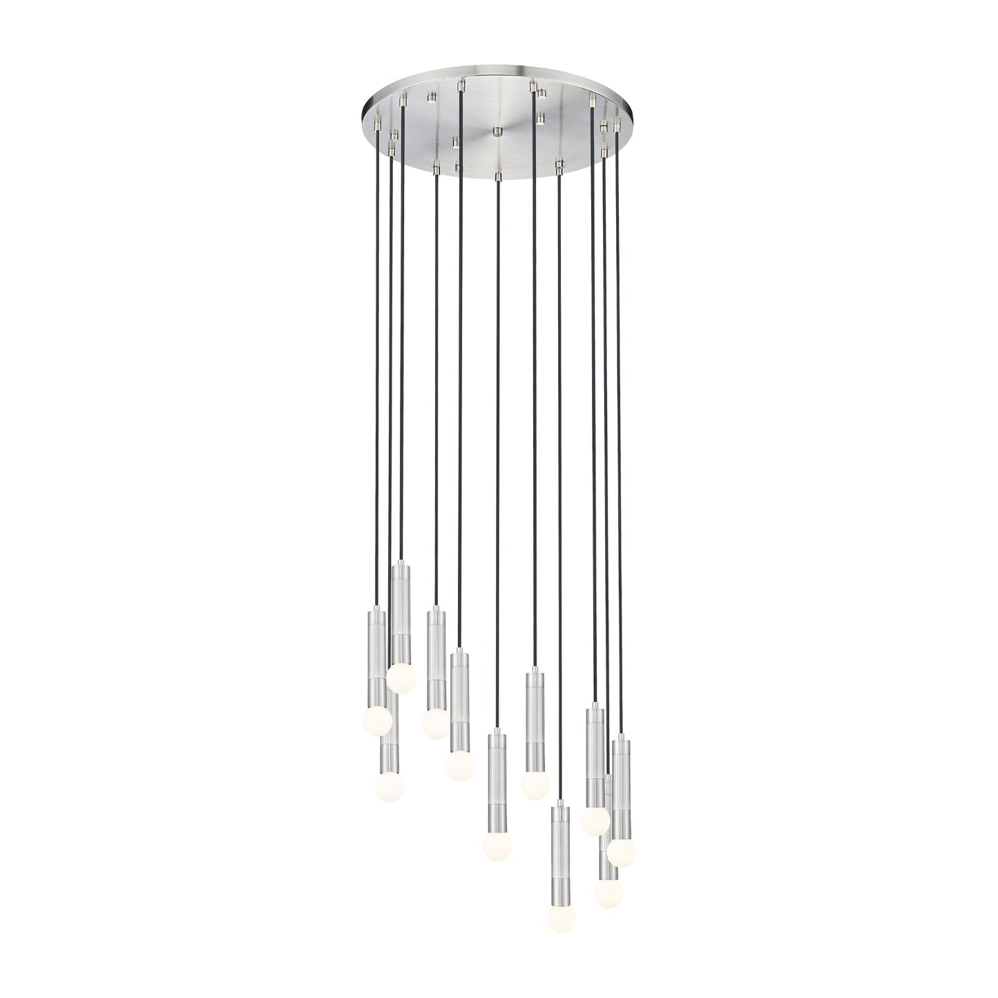 Stari 11 Light Chandelier Brushed Nickel