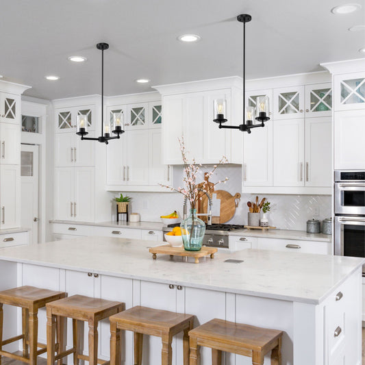 Thayer 3 Light Chandelier Matte Black