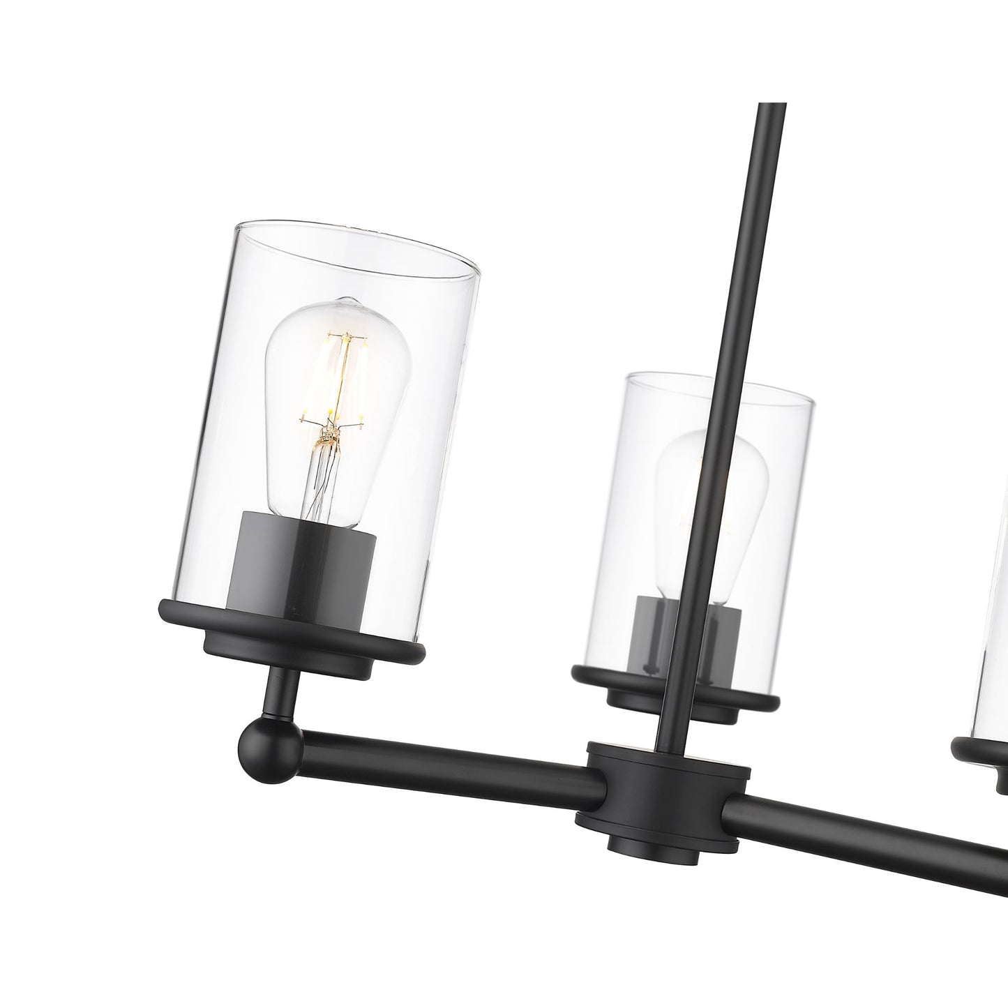 Thayer 3 Light Chandelier Matte Black