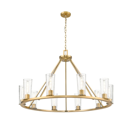 Titus 10 Light Chandelier Modern Gold