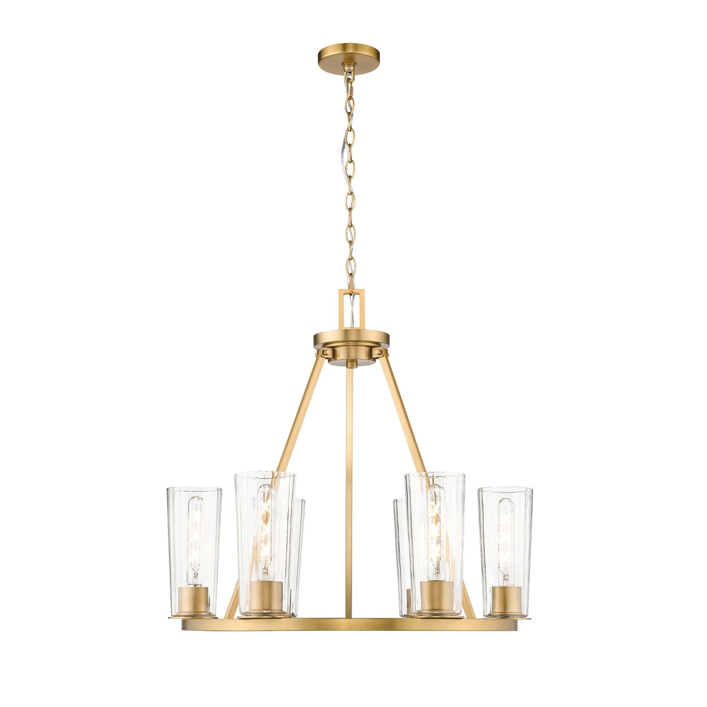 Titus 6 Light Chandelier Modern Gold