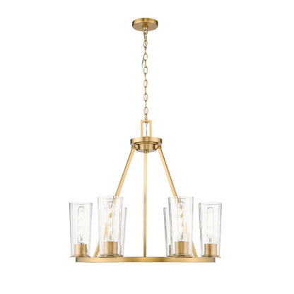 Titus 6 Light Chandelier Modern Gold