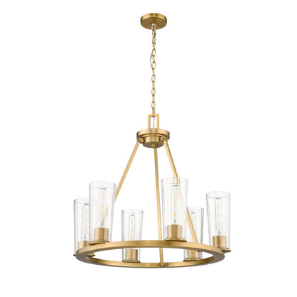 Titus 6 Light Chandelier Modern Gold