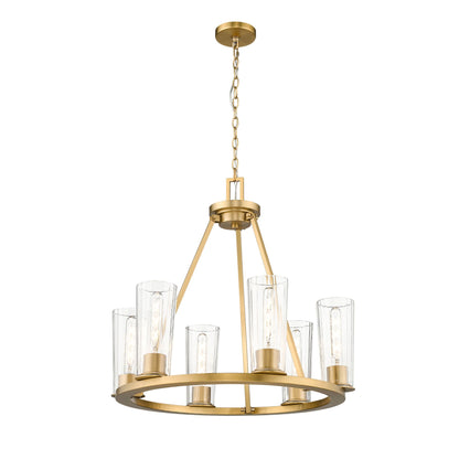 Titus 6 Light Chandelier Modern Gold