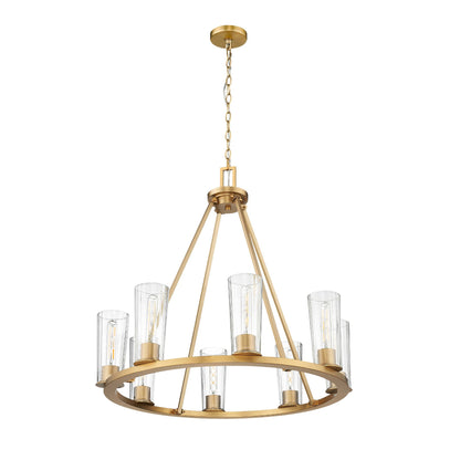 Titus 8 Light Chandelier Modern Gold