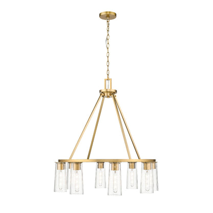 Titus 8 Light Chandelier Modern Gold