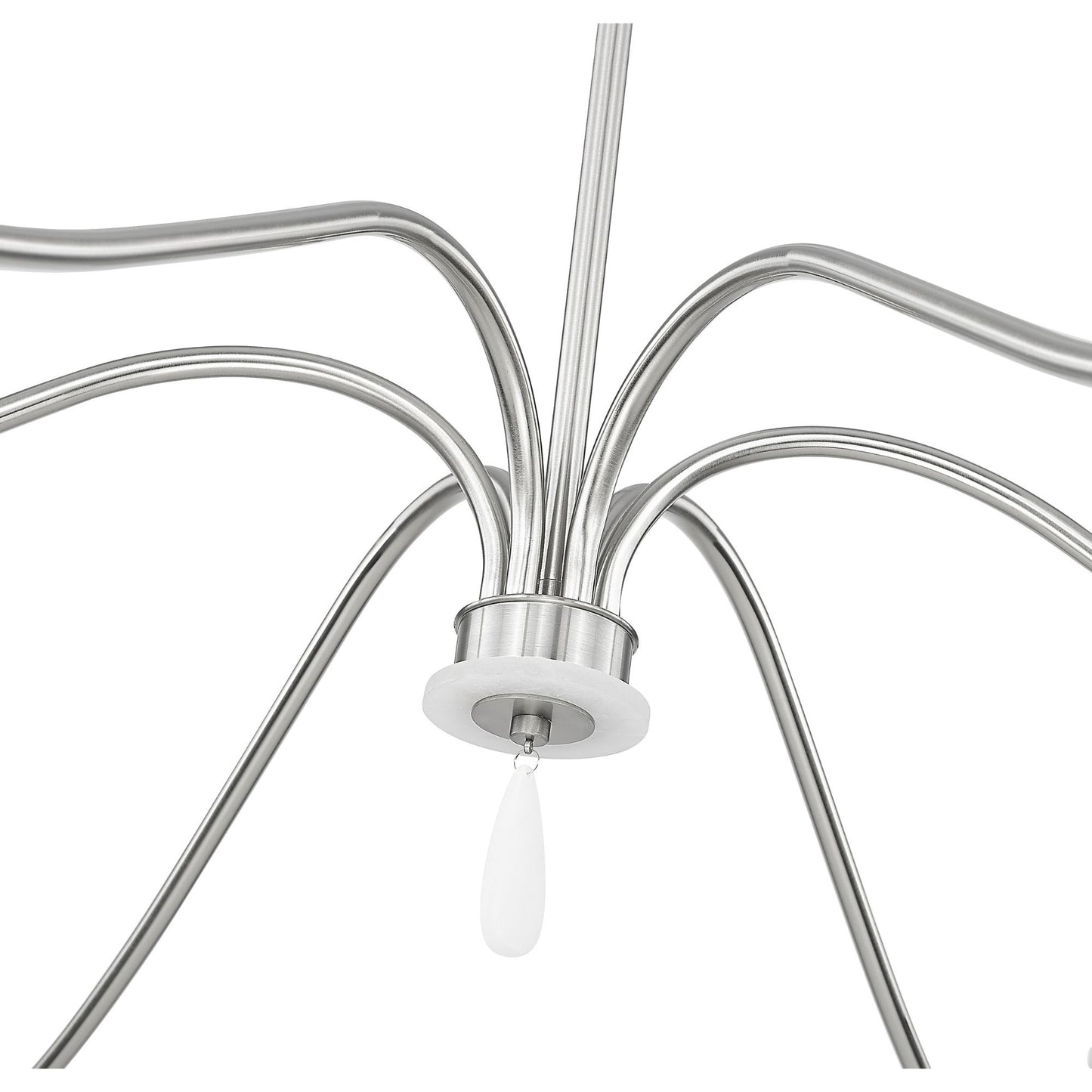 Toussant 6 Light Chandelier 
 Brushed Nickel