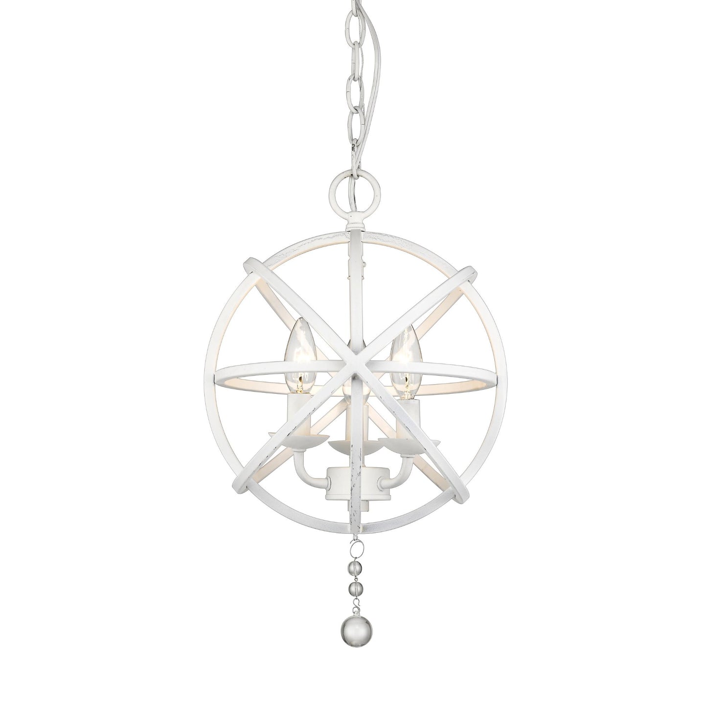 Tull 3 Light Chandelier Matte White