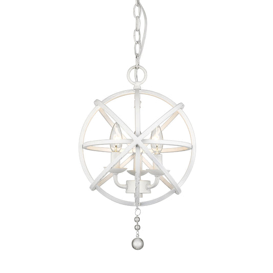 Tull 3 Light Chandelier Matte White