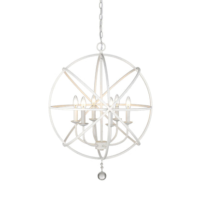 Tull 6 Light Chandelier Matte White
