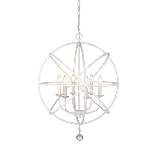 Tull 6 Light Chandelier Matte White