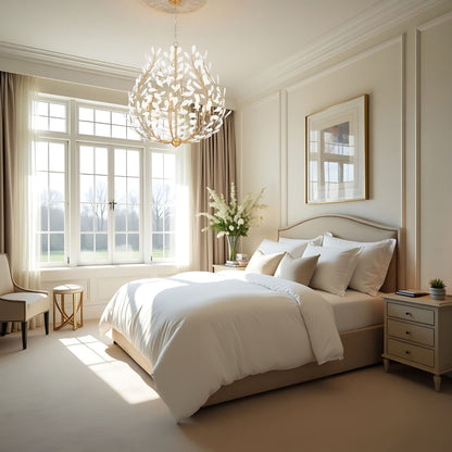 Claudine 8 Light Chandelier Modern Gold